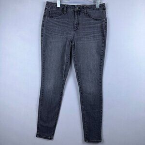 Universal Thread High Rise Jegging Jeans Womens Size 12/31R Charcoal Wash Black
